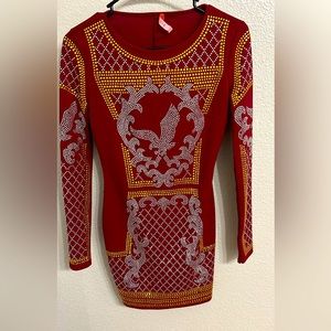 Banjul Rhinestone mini dress